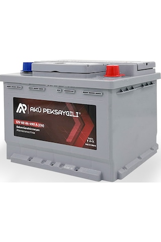 Akü Peksaygılı 12V 60 Ah Akü - Yeni Üretim