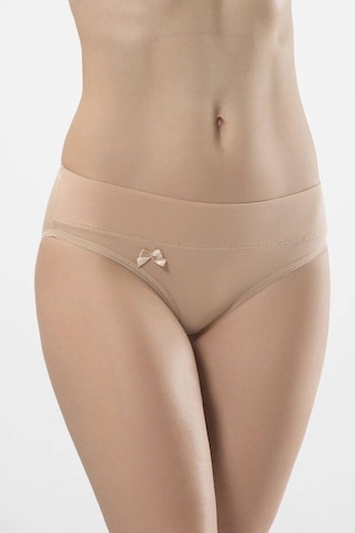 Türen Kadın Beli Lastikli Likralı 2'li Pamuklu Bikini Külot 001