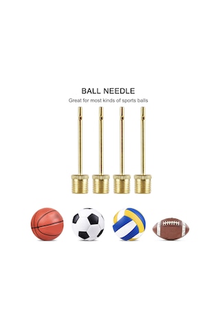 Qingmipy 21 Parça Bakır Lastik Valf Adaptör Seti - Bisiklet, Futbol, Basketbol, Yüzme Halka Ve Havlu Yatağı İçin Enflasyon Aleti Altın