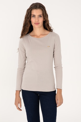 U.S. Polo Assn. Kadın Taş Slim Bisiklet Yaka Basic Sweatshırt 50315419-VR049