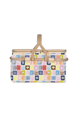 25 Lt Piknik Sepeti 1072 Picnic Bag Bej