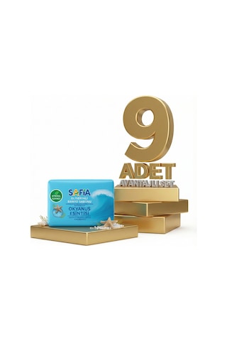 Safia Gliserinli Okyanus Esintisi Banyo Sabunu 9x150 Gr Gliserin