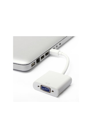 Apple Uyumlu MacBook Pro Air Retina Mini Display Port Dönüştürücü Vga Çıkışlı-Vga