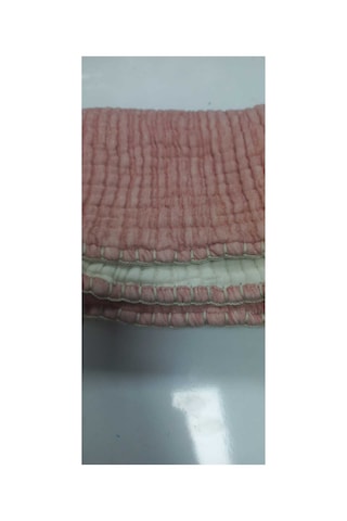 Turytowel Pudra Rengi Müslin Bebek Yorganı Bebek Yatak Örtüsü Pembe