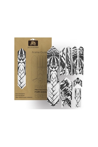 Neevoyu Dağ Bisikleti Çizik Koruyucu - Çıkarılabilir Pvc Çerçeve Yapışkanı 4 Boyut