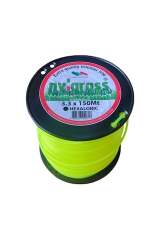 Misina 3.3mm 150 Mt 6 Köşe Sarı