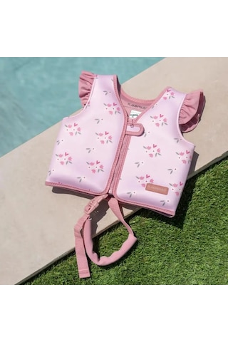 Flamingueo Neopren Yüzme Yardımcı Yeleği Valley Pembe
