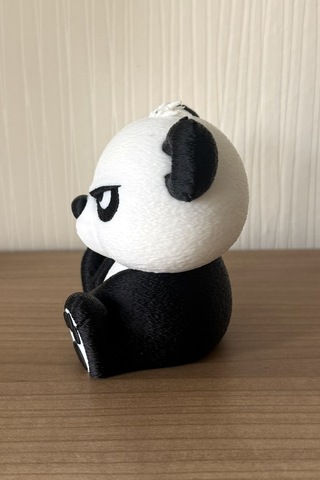 Kızgın Panda Figür Dikkat Çekici Dekoratif Biblo Masa & Raf Süsü Panda