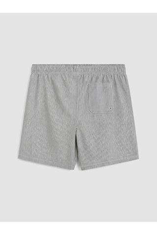 Lcw Swımwear Siyah Kısa Boy Çizgili Erkek Deniz Şortu