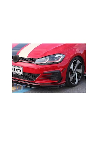 Vw Golf 7.5 Gtı Uyumlu Ön Tampon Çıtası Pianoblack