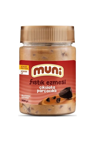 Muni Çikolata Parçacıklı Fıstık Ezmesi 300 G