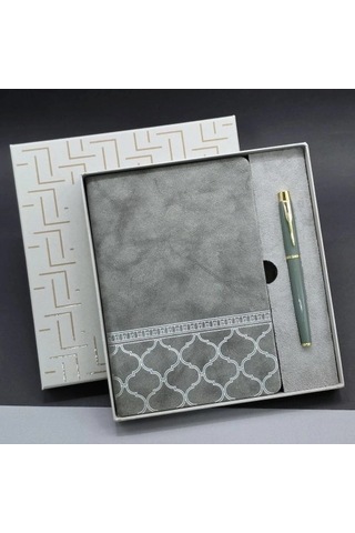 Kutulu Deri Defter Roller Kalem Set 30819083