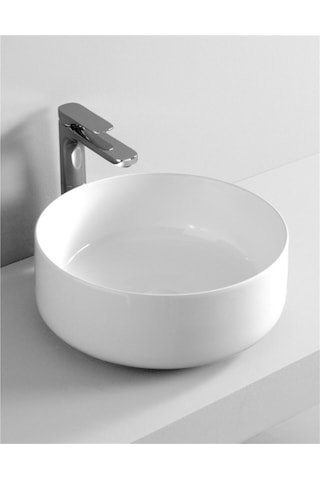 Newarc Morena Tezgah Üstü Lavabo Beyaz Diğer
