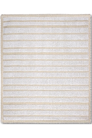 Apollo Doğal Pamuklu 2'li Banyo Paspas Seti 60x100+50x60 Cm - Beyaz