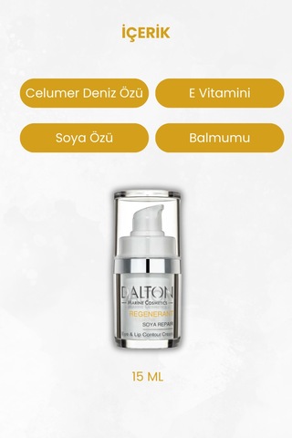 Kuru Ciltler Için Nemlendirici Pürüzsüzleştirici Soya Özlü Regenerant Anti Aging Göz & Dudak Kremi - 56917862