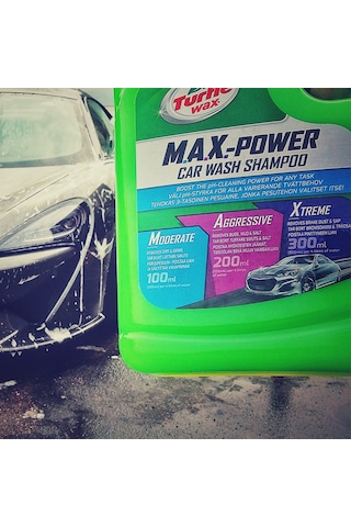 Turtle Wax Max-Power Süper Konsantre Oto Yıkama Şampuanı 4 Lt