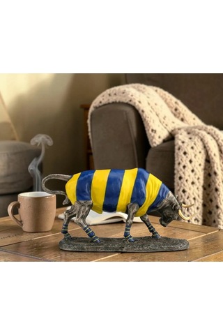 Veronese Kadıköy Boğası Altın Boynuzlu Boğa Figürü 14x27cm