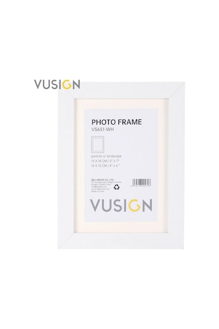 Vusıgn Vs650 Mdf Fotoğraf Çerçevesi 10x15 Cm Ahşap Rengi Masaüstü Ve Duvar Askılı Çerçeve