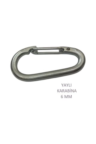Karabina, Yaylı, 6 Mm, Askı, Çengel, Kanca, Anahtarlık