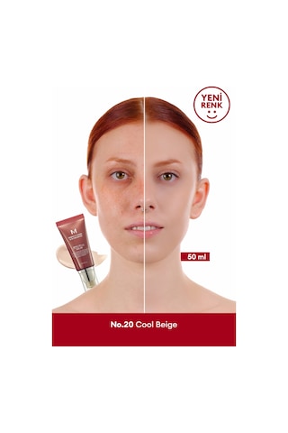 Mükemmel Kapatıcılık Sunan Çok Fonksiyonlu Mıssha M Perfect Cover Bb Cream Ex Spf42pa+++ No.20 50ml No.20