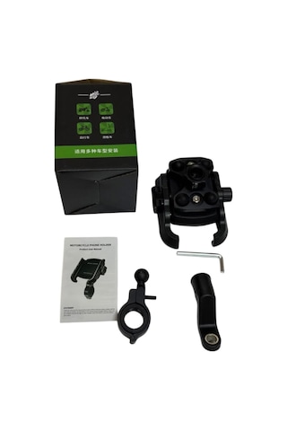 Ttr Universal Motosiklet - Scooter Telefon Tutucu Titreşim Önleyicili Çok Renkli