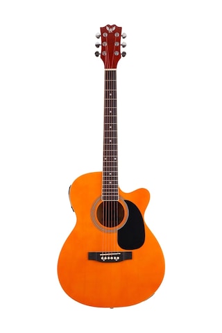 Angel Afg100Ce-N Naturel Cutaway Elektro Akustik Gitar