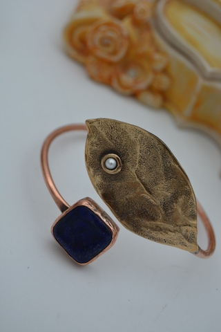 Stoneage Lapis Lazuli Taşlı Tasarım Bilekik Çok Renkli