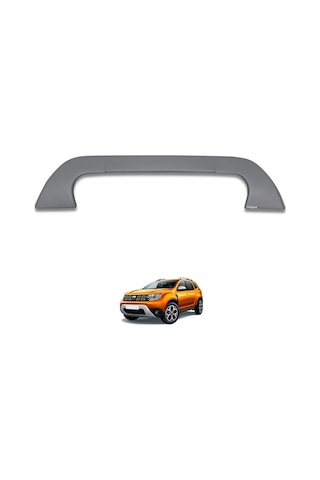 Dacia Duster Ön Tampon Koruma U Model Difüzör Abs Mat Gri 2018-