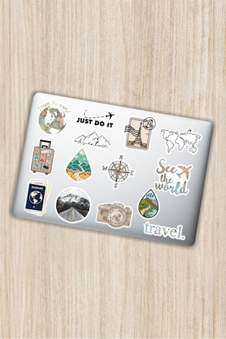 Art Sanat Dekoratif Laptop Notebook Tablet Telefon Sticker Set 16