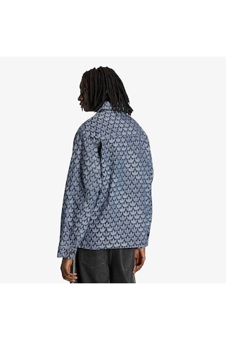 Adidas Denim Monogram Gömlek Erkek Kd0397 Mavi