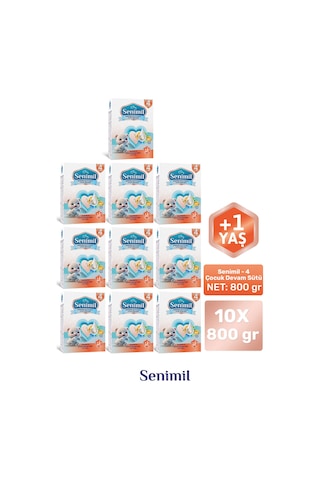 Senımıl 4 Çocuk Devam Sütü 800 G 10 Adet