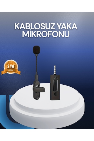 Mey Najmaddin Profesyonel Ses Kayıt İçin Kablosuz Mini Yaka Mikrofonu Najmaddin