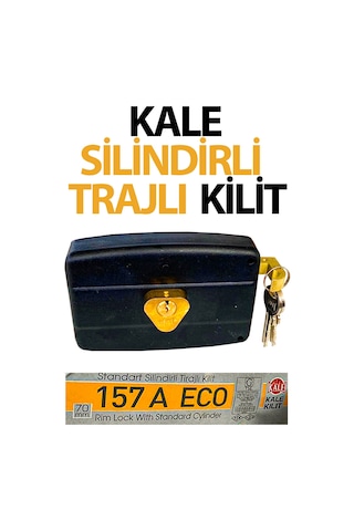 Standart Silindirli Trajlı Kilit Kale 157 A Eko