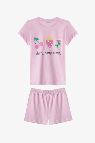 Penti Açık Pembe Kız Çocuk Cherry,berry Pamuklu 2li Pijama Takımı A.pembe