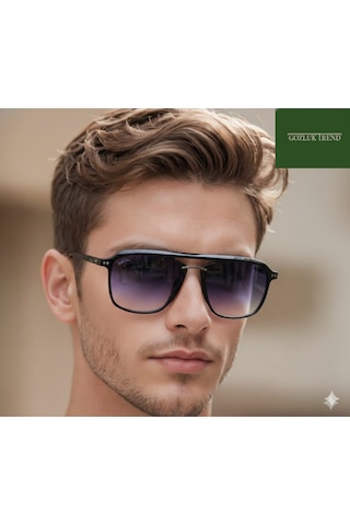 Morlın Bron Mbs-s1101 55 19 148 C1 Unisex Güneş Gözlüğü Mavi