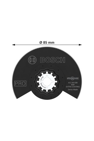 Bosch 1x Pro Acz 85 Eıb Starlock Testere Ucu Demir İçermeyen Metaller, Dolu Laminant Vinil, Pvc, Ø 85 Mm, Professional Aksesuar Çok Fonksiyonlu Makine