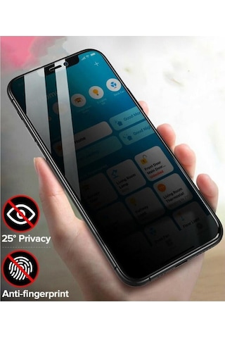 Apple Uyumlu   iPhone 13 Hayalet Ekran Koruyucu Seramik Gizli Privac