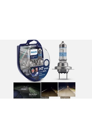 Philips H7 Racing Vision Gt200 Ampul Seti
