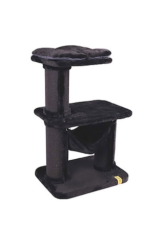 M-pets Panther Premium Relax Kedi Tırmalama Tahtalı Kedi Ağacı Siyah 65x48x98 Cm 244-54036.01