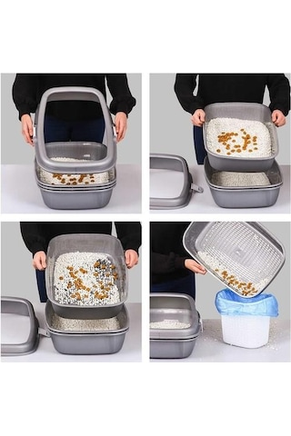 Plastart Pt-300 Açık Elekli Kedi Tuvaleti