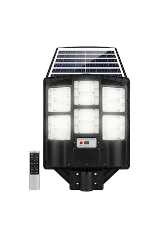 Lebron 600w Solar Led Bahçe Armatürü Siyah