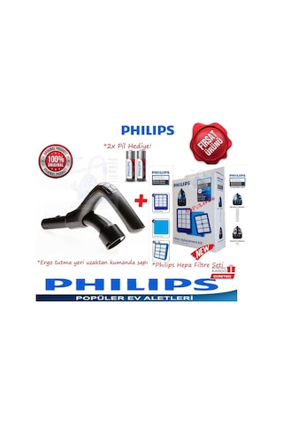 Philips Uyumlu Fc9924/07 Marathon Ultimate Kumanda+Yeni Filtre Seti (410608694)
