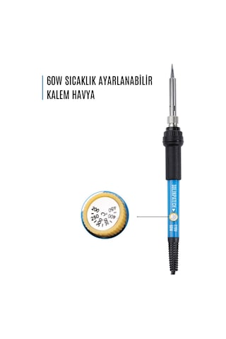 Solinpatech Ayarlanabilir Havya Lehim Makinesi 60 W Solinpatech Ayarlanabilir Havya Lehim Makinesi 60 W