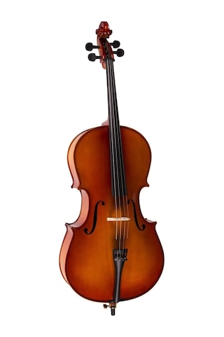 Valencia Ce400mf44 Çello 4/4 French Style Mat İleri Seviye - El Yapımı Hissi - Set