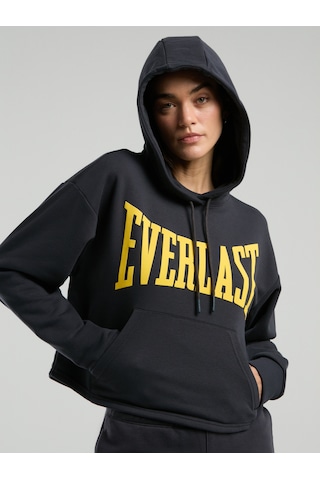 Everlast Ever Classics Wmn Füme Kadın Kapüşonlu Sweatshirt Füme