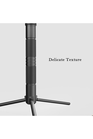 Geeksen Alüminyum Çok Amaçlı Dış Mekan Aydınlatma Ve Kamera Tripodu, 17 Cm Genişletilebilir, 74 G Hafif,野营 Ve Canlı Yayın İçin