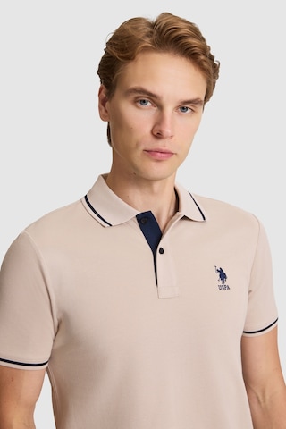 U.S. Polo Assn. U.s. Polo Assn. Erkek Taş Tişört Basic 50326975-vr049 Taş Rengi