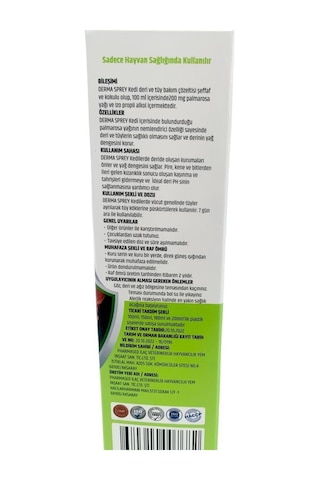 Nanbell Kediler İçin Derma Sprey 100 ML