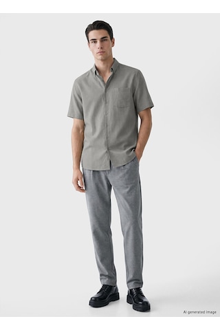 Lcwaıkıkı Classic Yeşil Regular Fit Erkek Gömlek