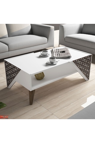 Variant Beril Orta Sehpa - Beyaz